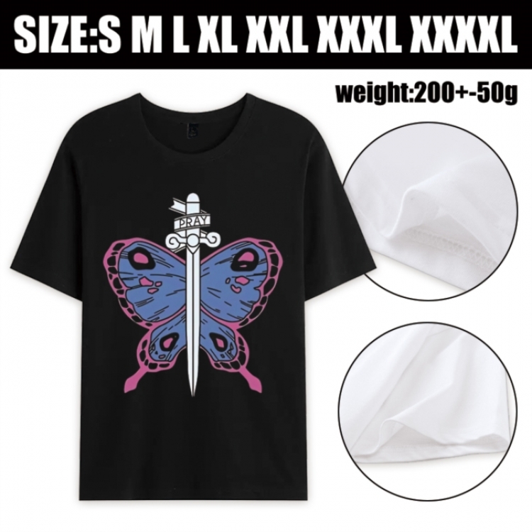 JoJos Bizarre Adventure Anime printed pure cotton short sleeved T-shirt from S to 4XL