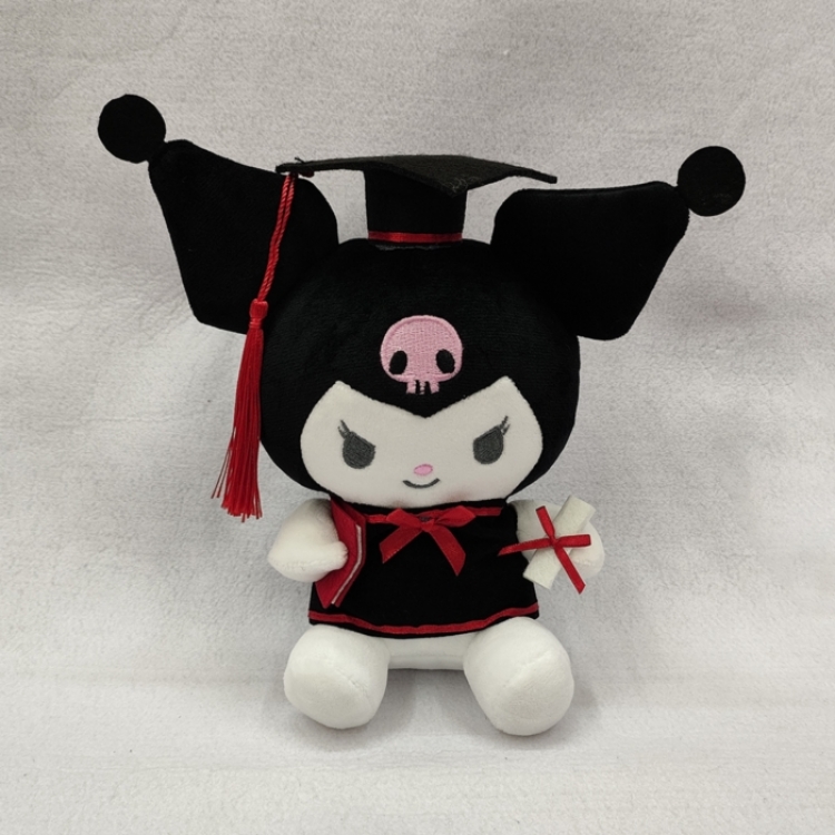Dr. Kuromi Anime peripheral plush toy plush toy 20CM  price for 12 pcs