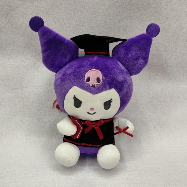 Dr. Kuromi Anime peripheral plush toy plush toy 20CM  price for 12 pcs