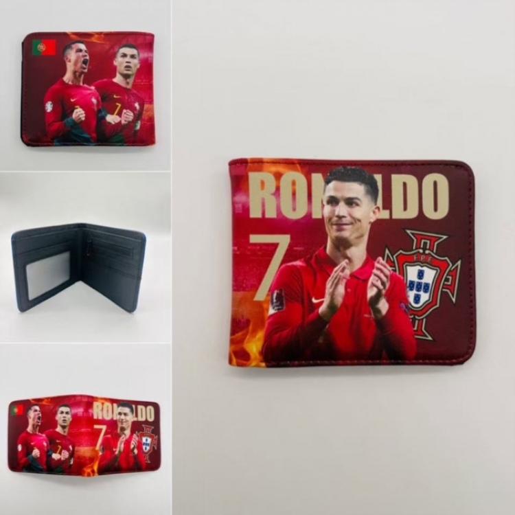 Cristiano Ronaldo Full color Two fold short card case wallet 11X9.5CM