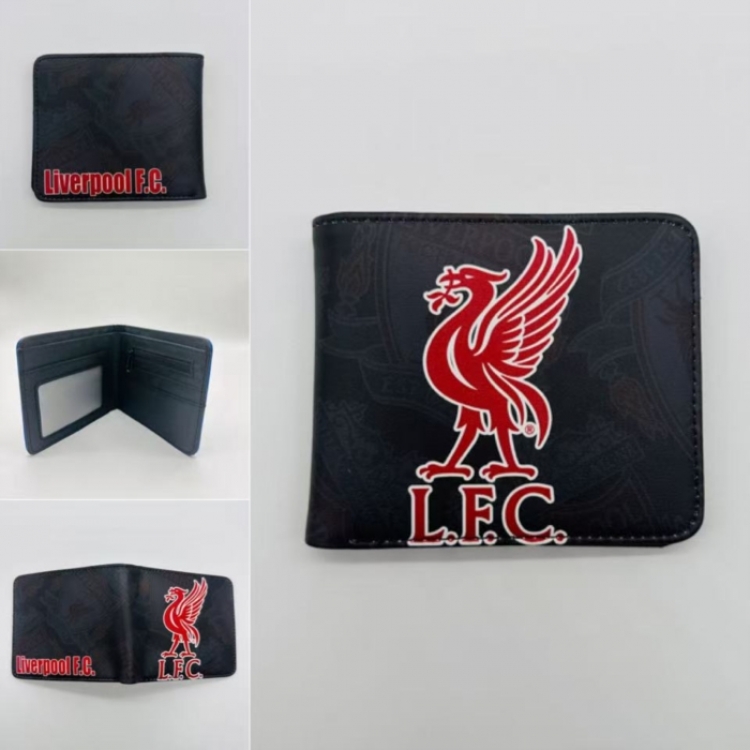 LIVERPOOL Full color Two fold short card case wallet 11X9.5CM
