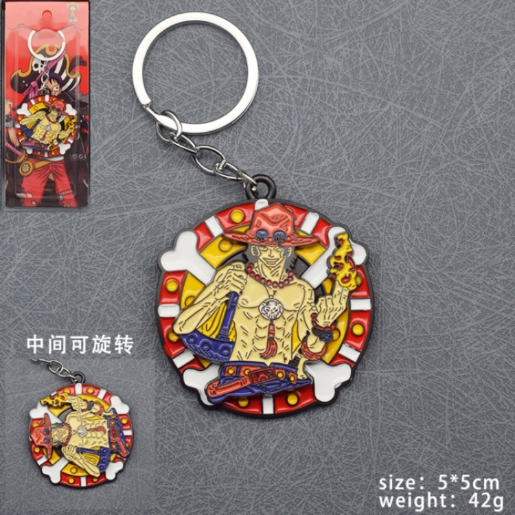 One Piece Anime Rotating Keychain Pendant price for 5 pcs