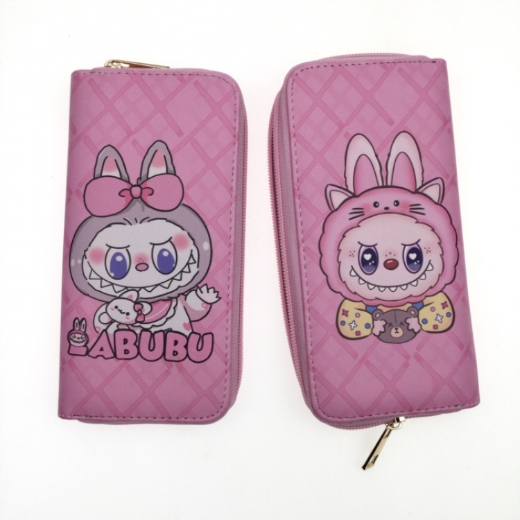 Labubu Full Color Printing Long section Zipper Wallet Purse