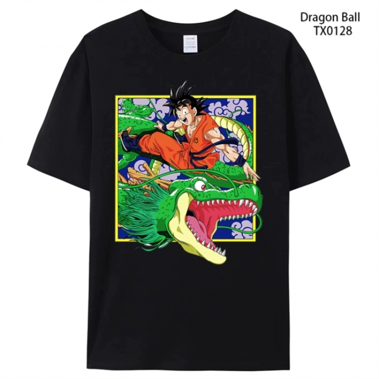 DRAGON BALL Anime peripheral printed pure cotton T-shirt from S to 4XL