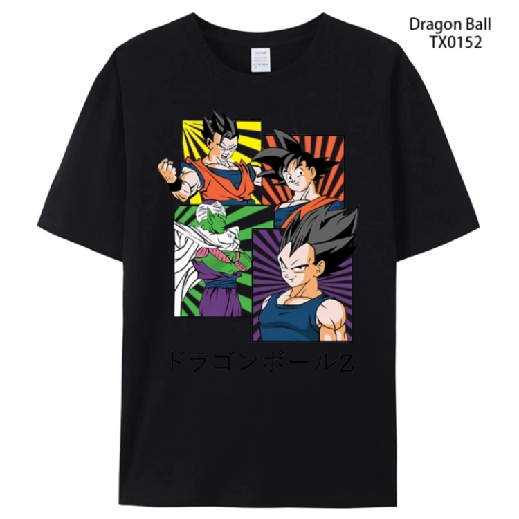 DRAGON BALL Anime peripheral printed pure cotton T-shirt from S to 4XL