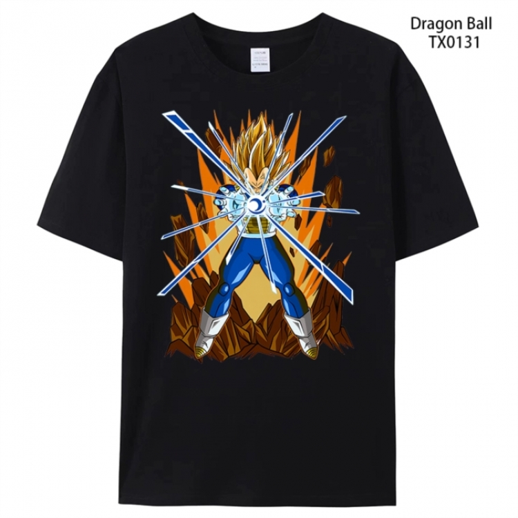DRAGON BALL Anime peripheral printed pure cotton T-shirt from S to 4XL
