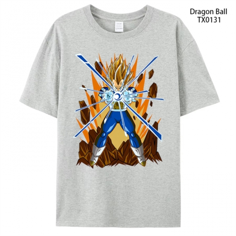 DRAGON BALL Anime peripheral printed pure cotton T-shirt from S to 4XL