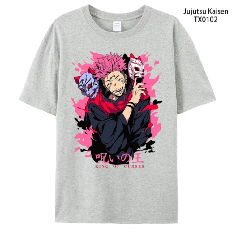 Jujutsu Kaisen Anime peripheral printed pure cotton T-shirt from S to 4XL