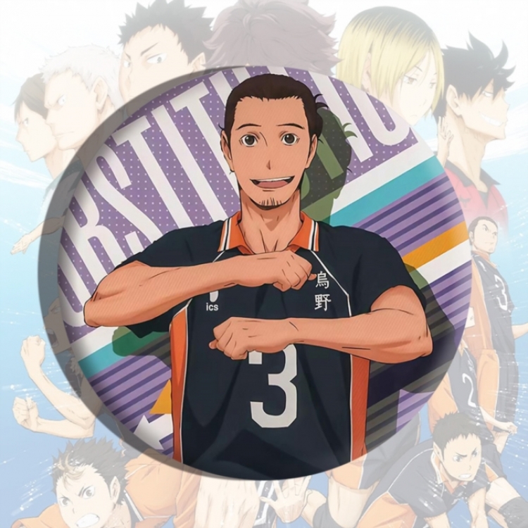 Haikyuu!! Anime tinplate brooch badge price for 5 pcs