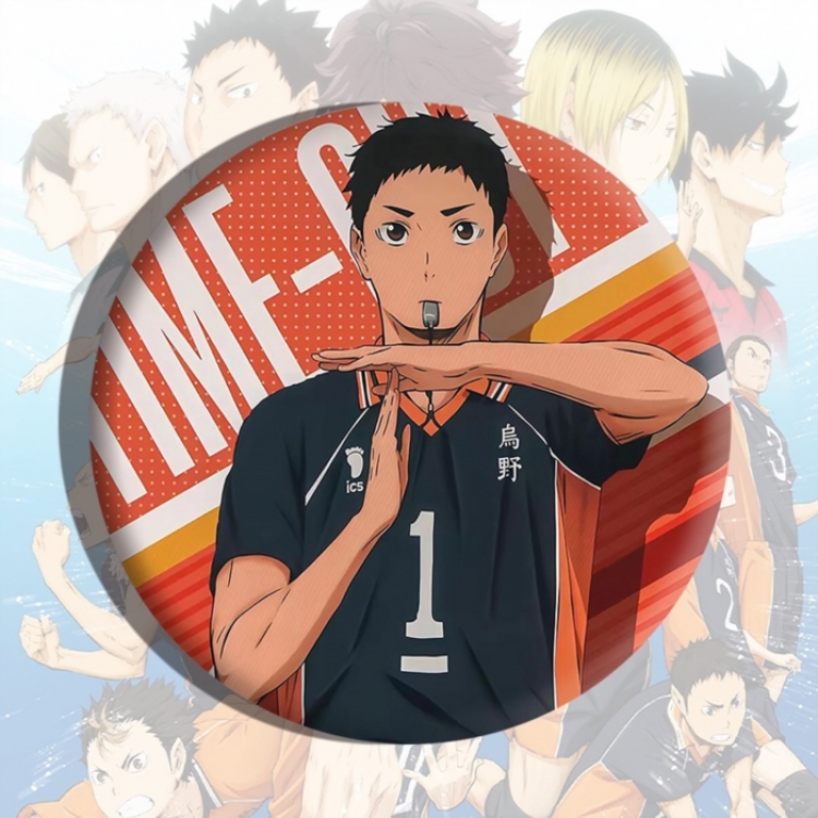 Haikyuu!! Anime tinplate brooch badge price for 5 pcs