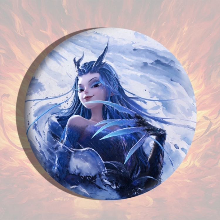 Nezha Anime tinplate brooch badge price for 5 pcs