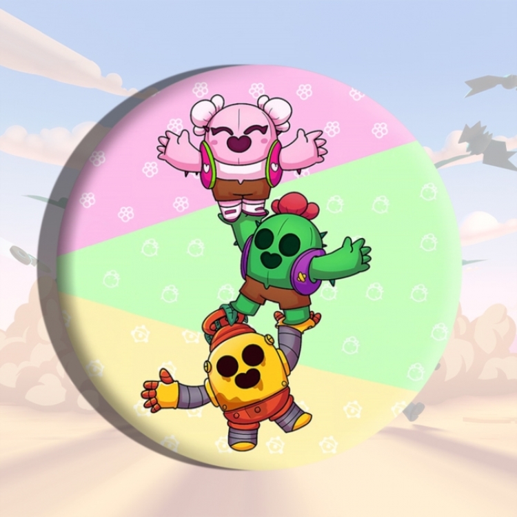 Brawl Stars Anime tinplate brooch badge price for 5 pcs
