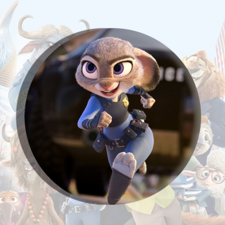 Zootopia Anime tinplate brooch badge price for 5 pcs