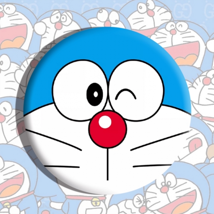 Doraemon Anime tinplate brooch badge price for 5 pcs