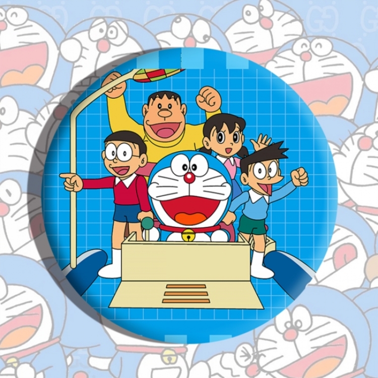 Doraemon Anime tinplate brooch badge price for 5 pcs