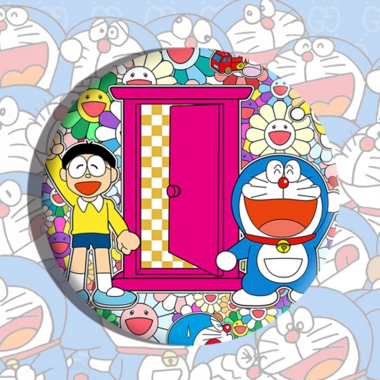Doraemon Anime tinplate brooch badge price for 5 pcs