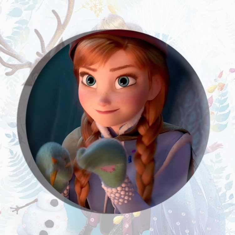  Frozen Anime tinplate brooch badge price for 5 pcs