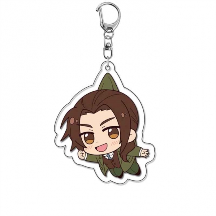 Hetalia Anime Acrylic Keychain Charm price for 5 pcs 18313