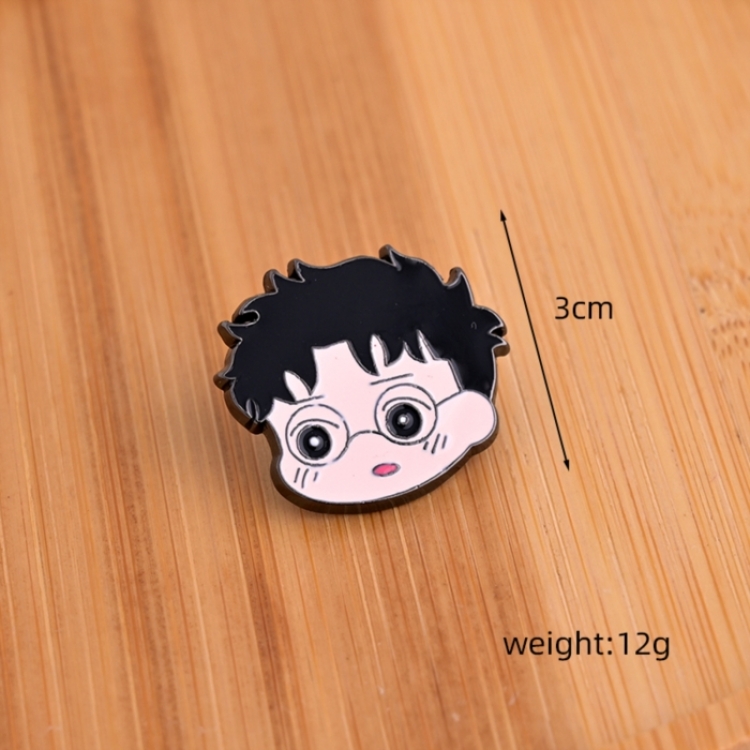 DANDADAN  Anime cartoon metal brooch  price for 5 pcs 