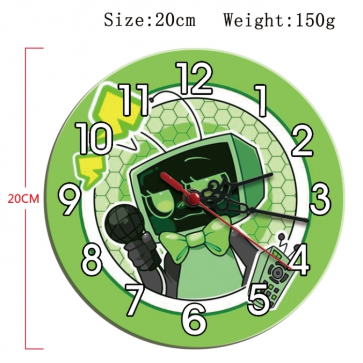 Dandy's World Anime print alarm clock wall clock personality clock packaging size 25X25X4cm