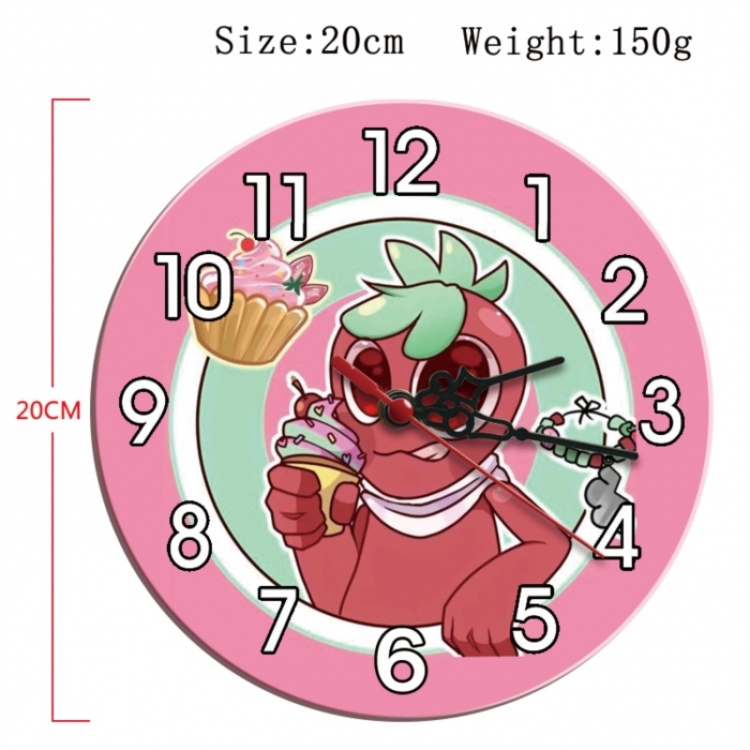 Dandy's World Anime print alarm clock wall clock personality clock packaging size 25X25X4cm