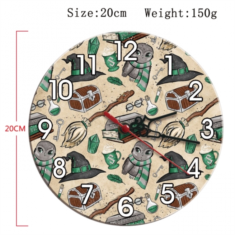 Harry Potter Anime print alarm clock wall clock personality clock packaging size 25X25X4cm