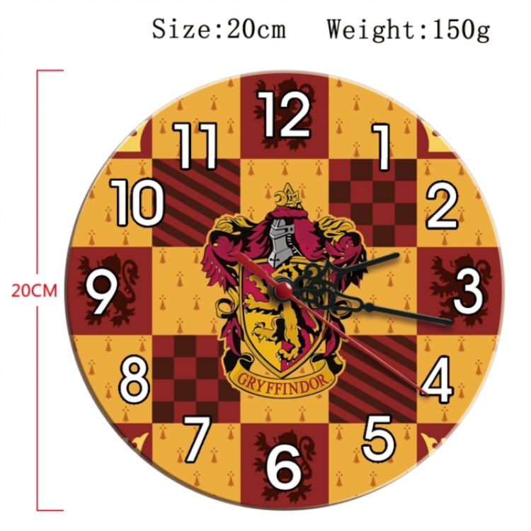 Harry Potter Anime print alarm clock wall clock personality clock packaging size 25X25X4cm