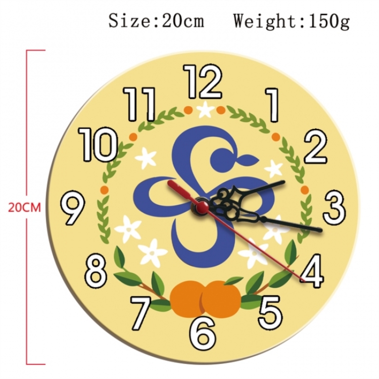 One Piece Anime print alarm clock wall clock personality clock packaging size 25X25X4cm