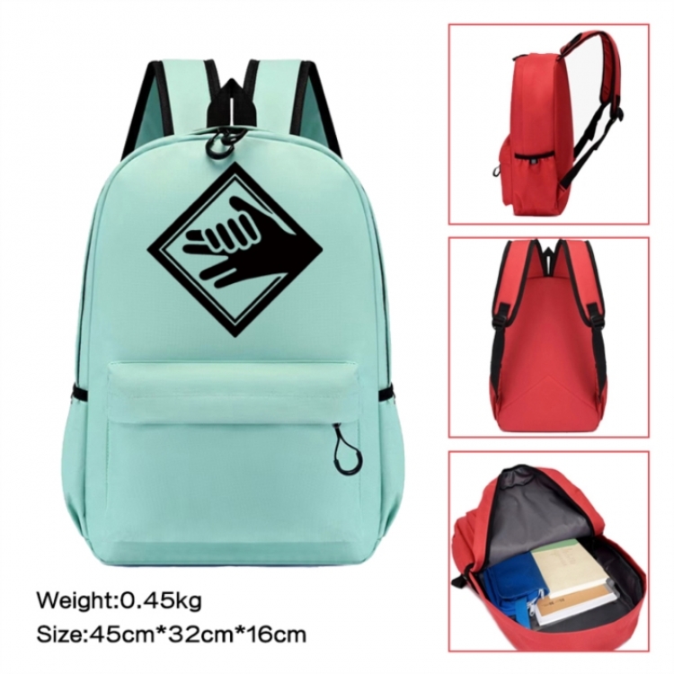 Jujutsu Kaisen Anime peripheral Oxford cloth color cartoon backpack 45x32x16cm