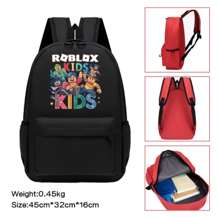 Roblox Anime peripheral Oxford cloth color cartoon backpack 45x32x16cm