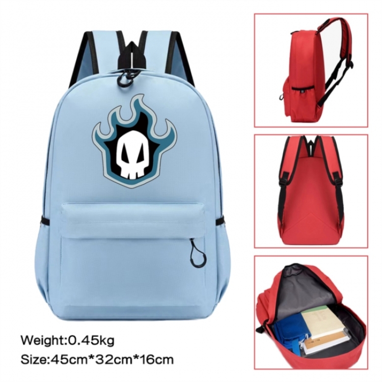 Bleach Anime peripheral Oxford cloth color cartoon backpack 45x32x16cm