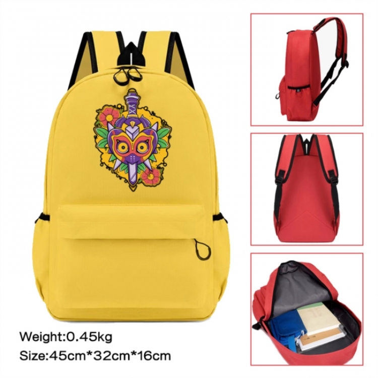 The Legend of Zelda Anime peripheral Oxford cloth color cartoon backpack 45x32x16cm