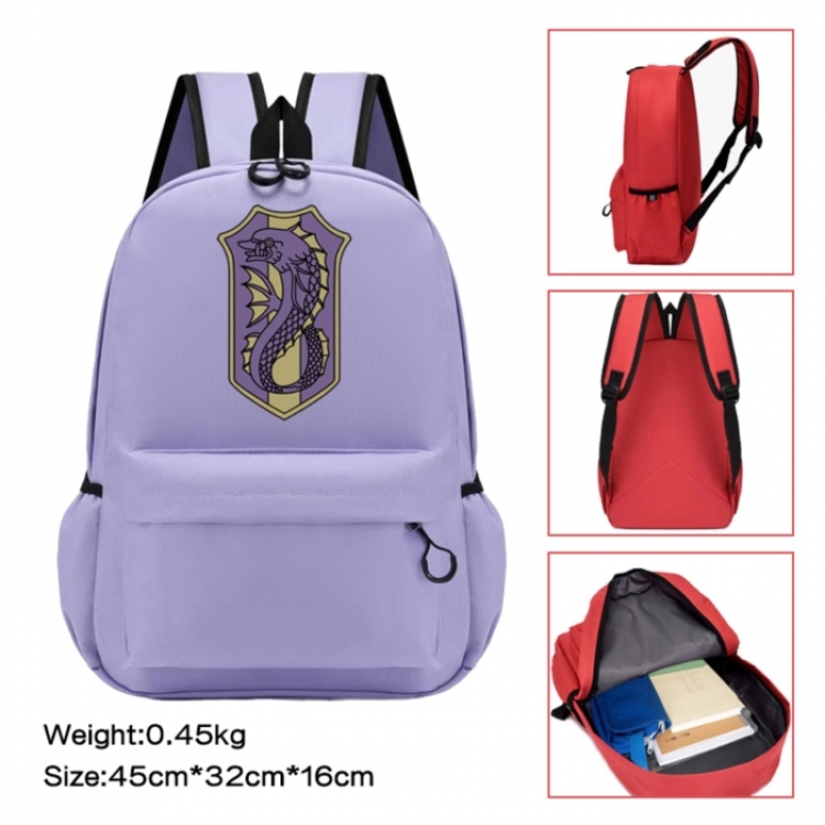 Black Clover Anime peripheral Oxford cloth color cartoon backpack 45x32x16cm
