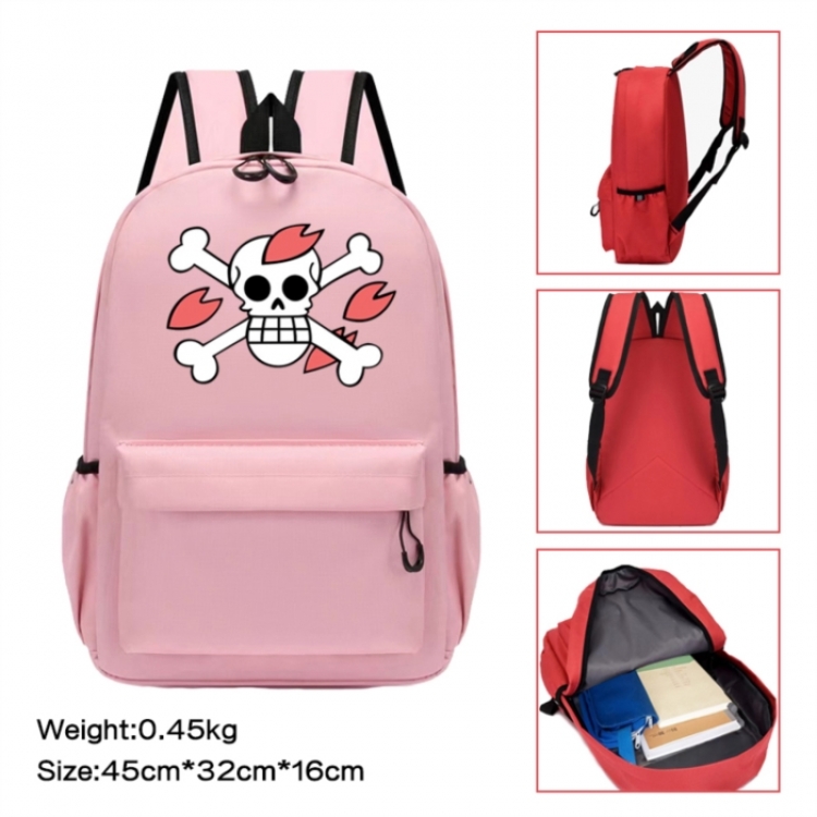 One Piece Anime peripheral Oxford cloth color cartoon backpack 45x32x16cm