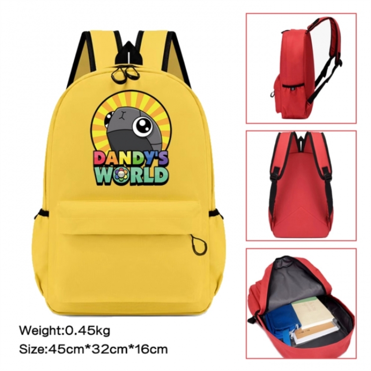 Dandy's World Anime peripheral Oxford cloth color cartoon backpack 45x32x16cm