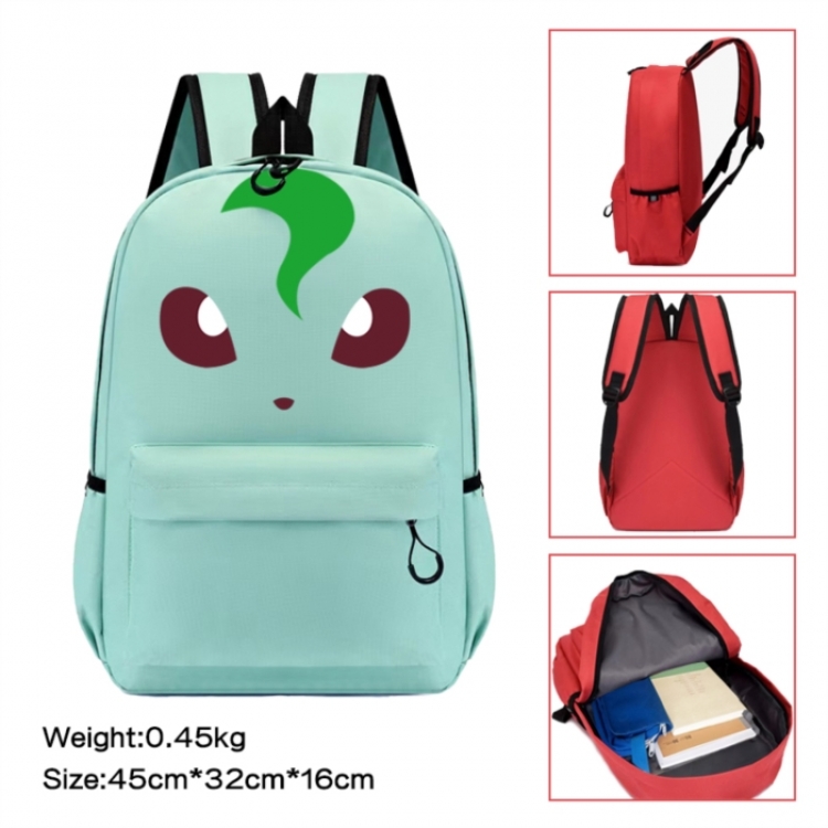Pokemon Anime peripheral Oxford cloth color cartoon backpack 45x32x16cm