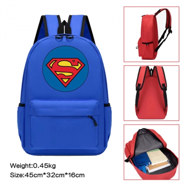 superhero Anime peripheral Oxford cloth color cartoon backpack 45x32x16cm