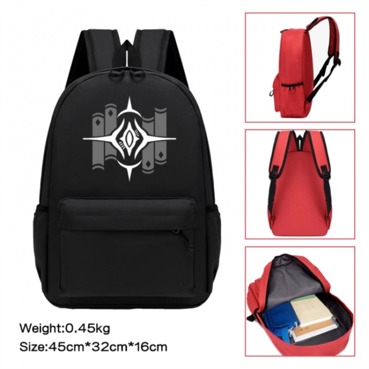 Honkai: Star Rail Anime peripheral Oxford cloth color cartoon backpack 45x32x16cm