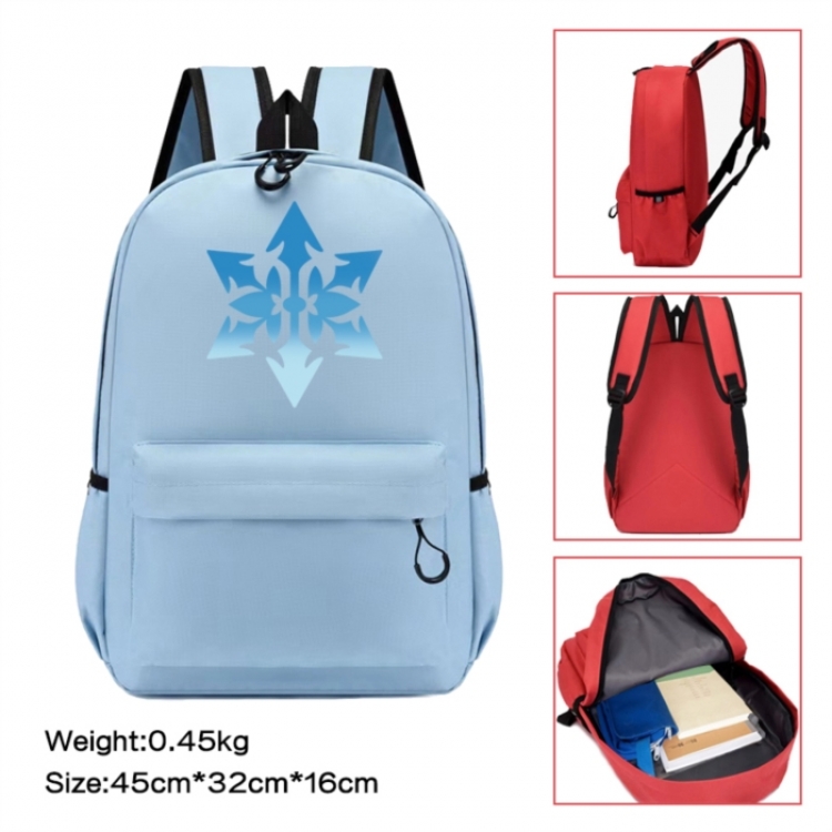 Honkai: Star Rail Anime peripheral Oxford cloth color cartoon backpack 45x32x16cm