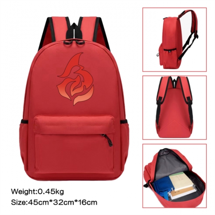 Honkai: Star Rail Anime peripheral Oxford cloth color cartoon backpack 45x32x16cm