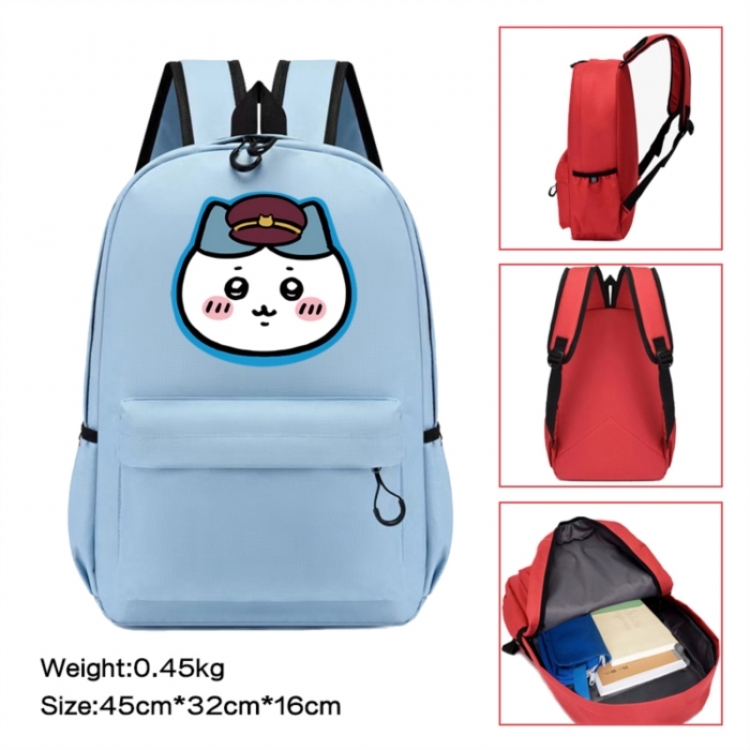 Chiikawa Anime peripheral Oxford cloth color cartoon backpack 45x32x16cm