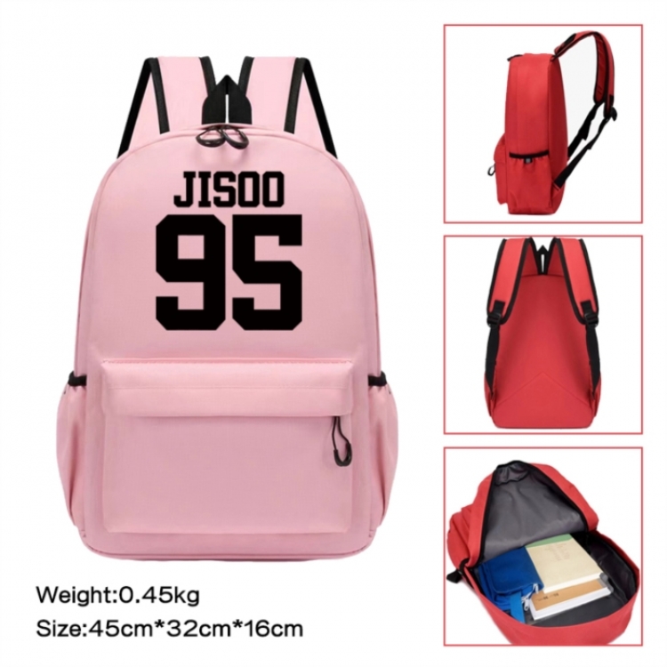 BLACK PINK Anime peripheral Oxford cloth color cartoon backpack 45x32x16cm