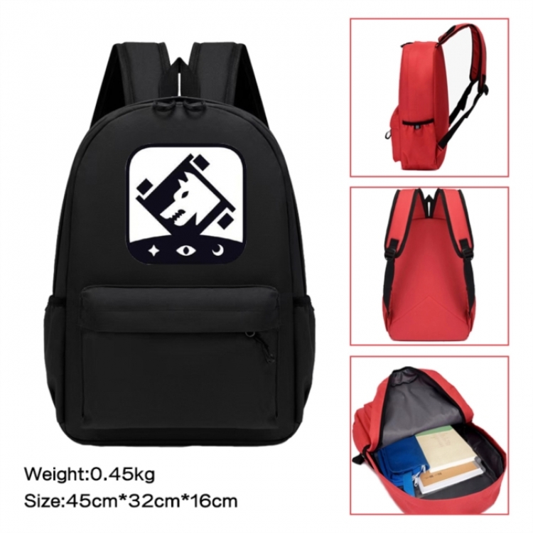 Among us Anime peripheral Oxford cloth color cartoon backpack 45x32x16cm