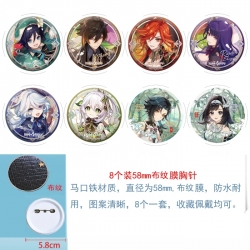 Genshin Impact Anime Round clo...
