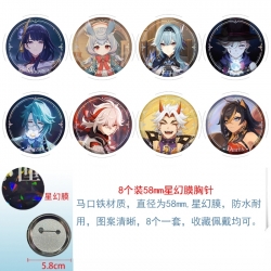 Genshin Impact Anime round Ast...
