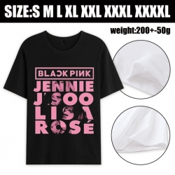 BLACK PINK Anime printed pure ...