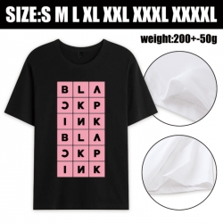 BLACK PINK Anime printed pure ...