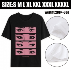 BLACK PINK Anime printed pure ...