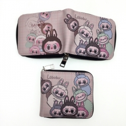 Labubu Short zipper card walle...