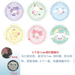 sanrio Anime Matte film brooch...